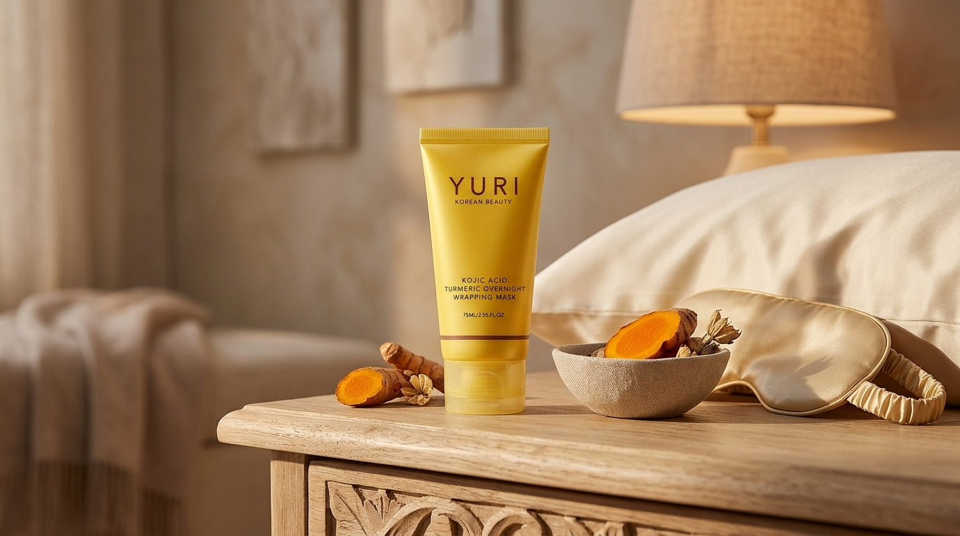 Yuli Kojic Acid Tumeric Night Wrapping Mask Review for 2026 Skin Brightening