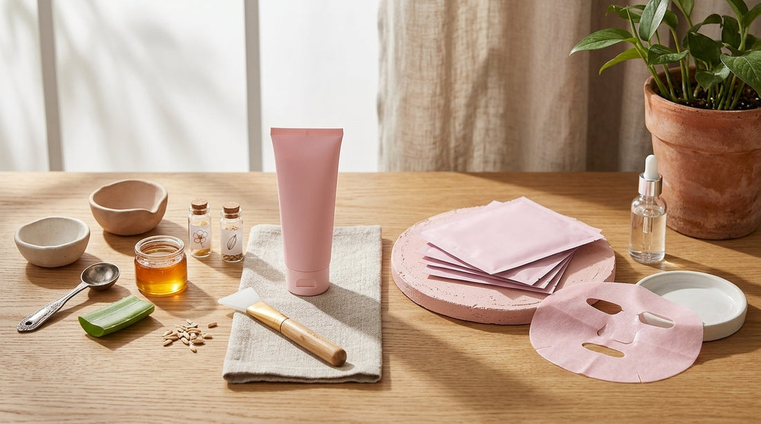 DIY face mask to repair skin barrier recipes vs professional K Beauty