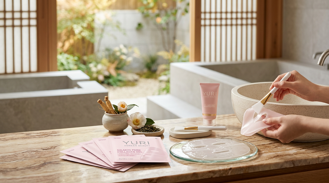 Essential Luxury Korean Skincare for a 5 Step Nighttime Routine