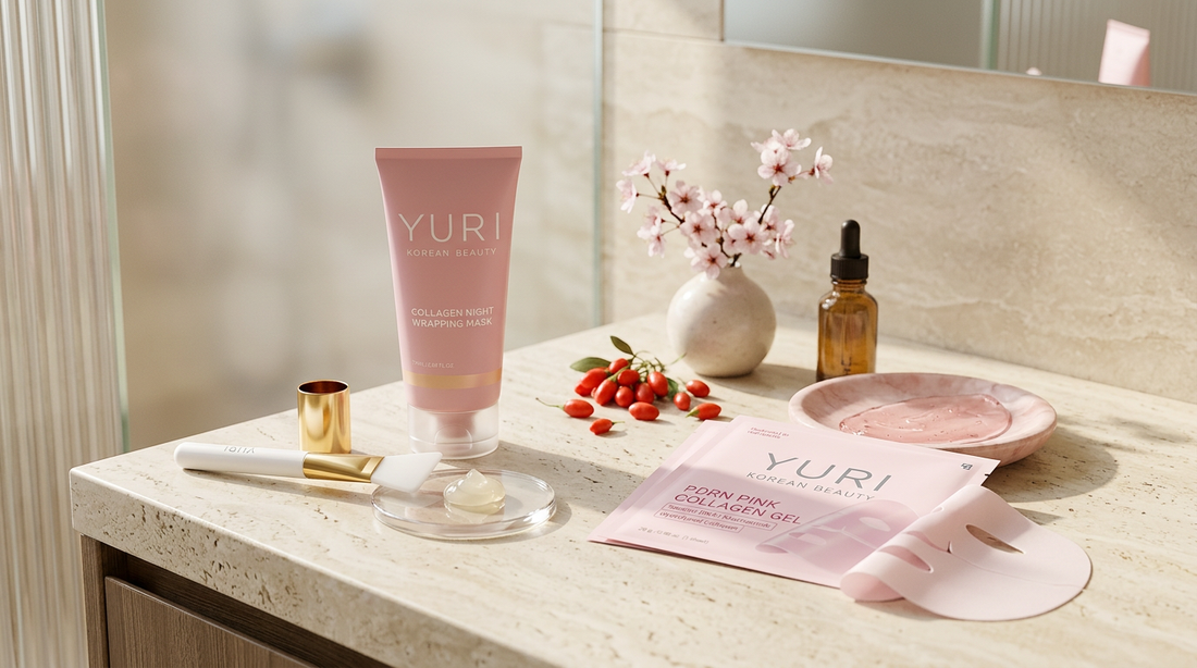 YURI Korean Beauty Mask Reviews for Night Wrapping and Salmon PDRN