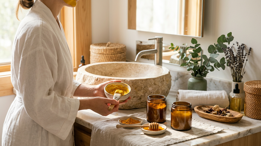 Turmeric Face Mask Recipe Ideas and Professional Korean Skin Alternatives