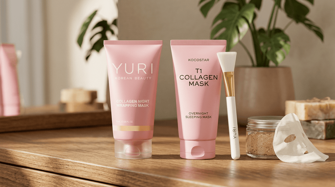 Kocostar T1 collagen mask vs YURI: which wrapping mask is better?