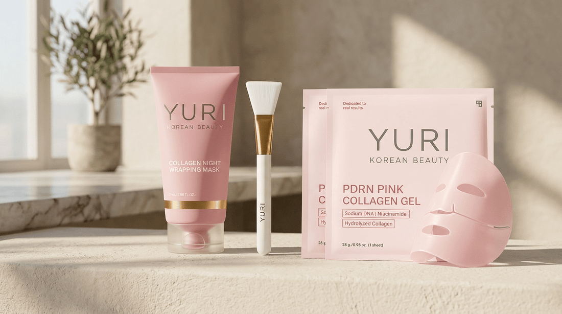 Salmon PDRN vs Collagen Night Wrapping Mask Yuri Korean Beauty Mask Review