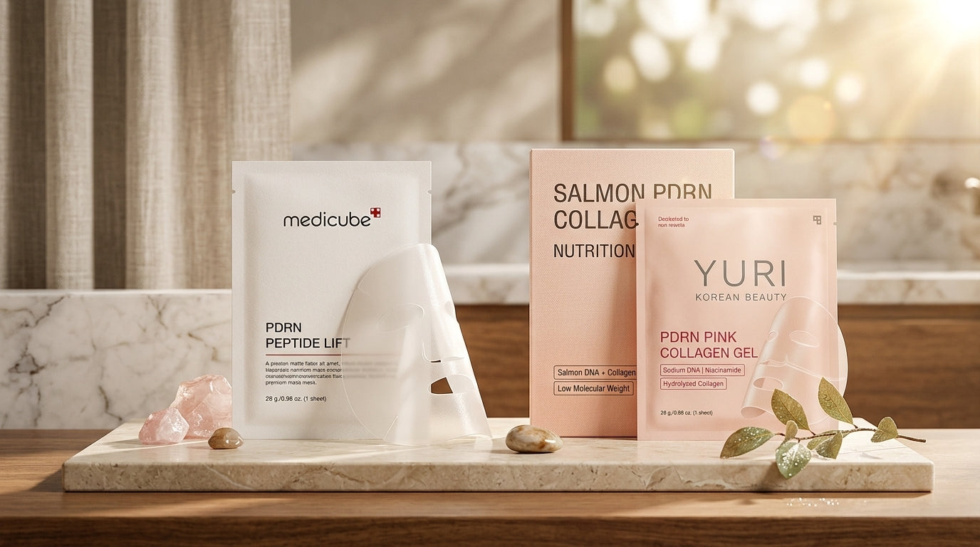 Medicube Face Mask PDRN vs YURI Beauty Comparison Guide