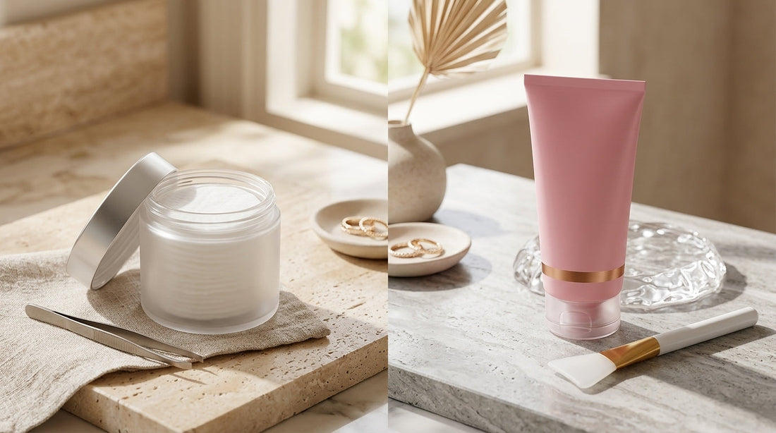 No More Pore Pads vs Collagen Night Wrapping Mask