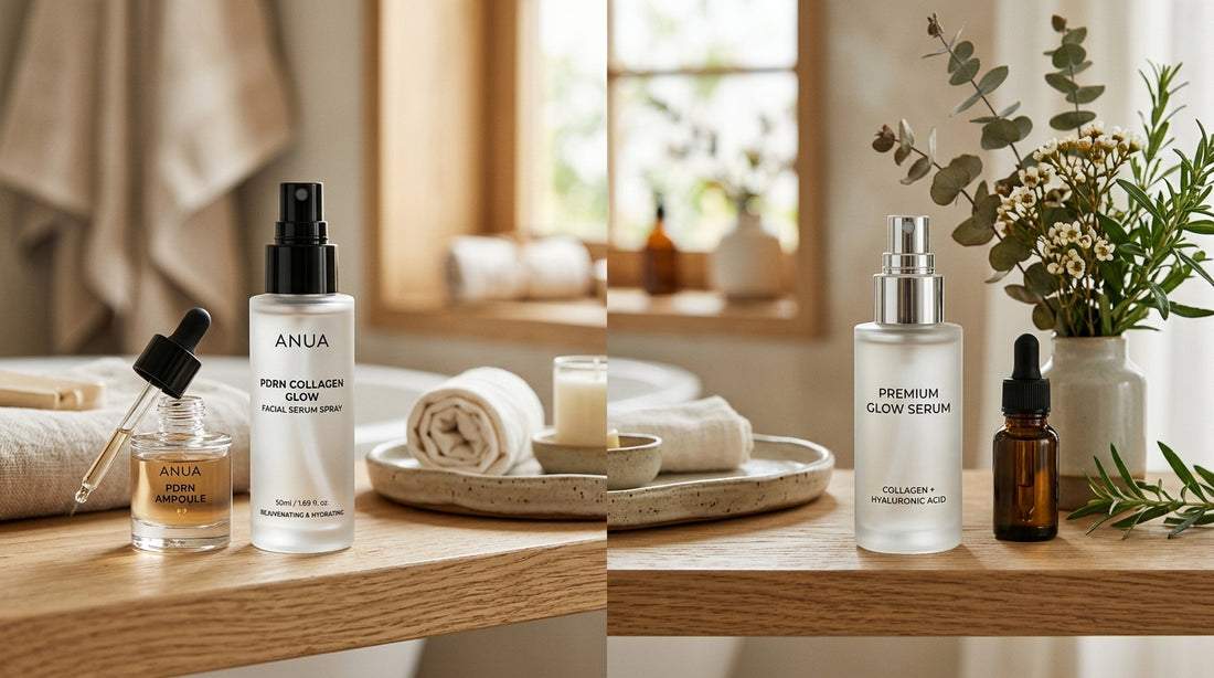 Anua Pdrn Collagen Glow Facial Serum Spray Review and Comparisons