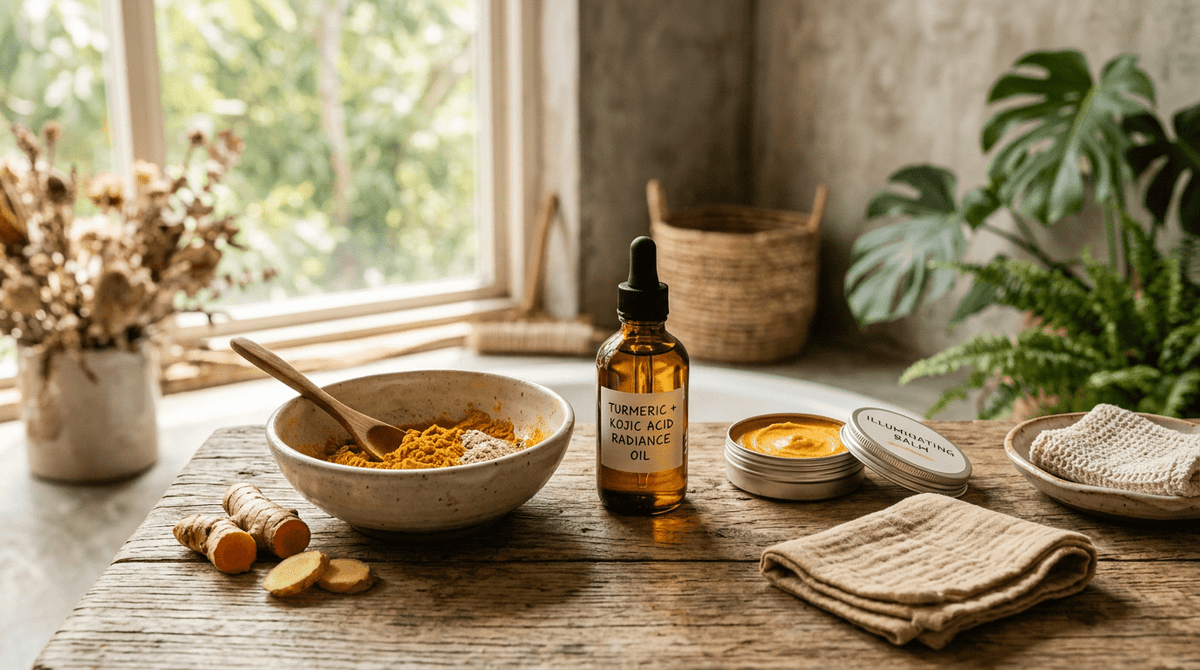 Benefits of Turmeric and Kojic Acid for Brightening Skin