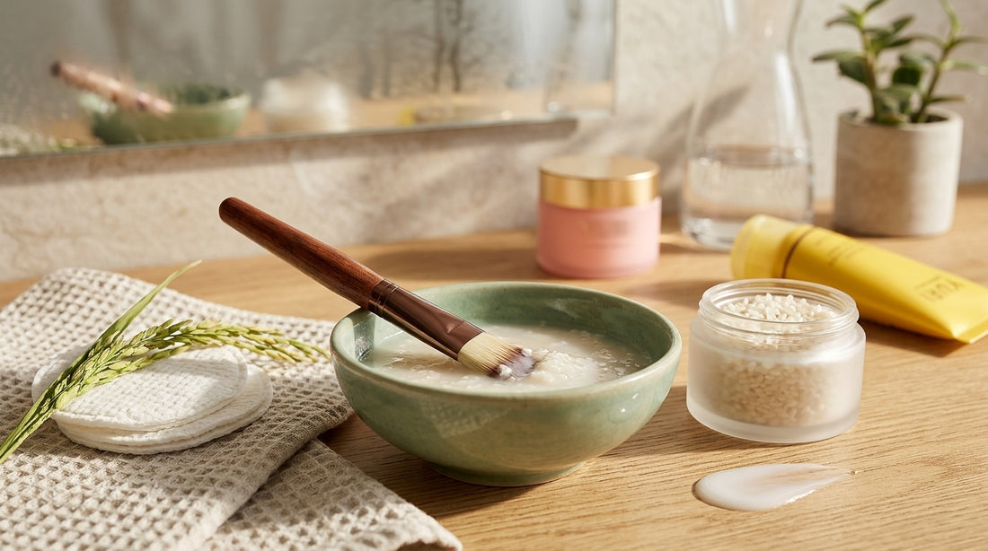 How to Make a Korean Rice Face Mask Homemade for Glass Skin