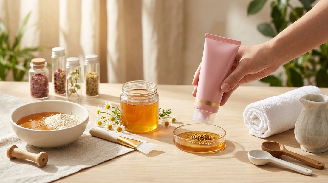 How to Use Honey Natural Skin Care Mask for the Night Wrapping Method