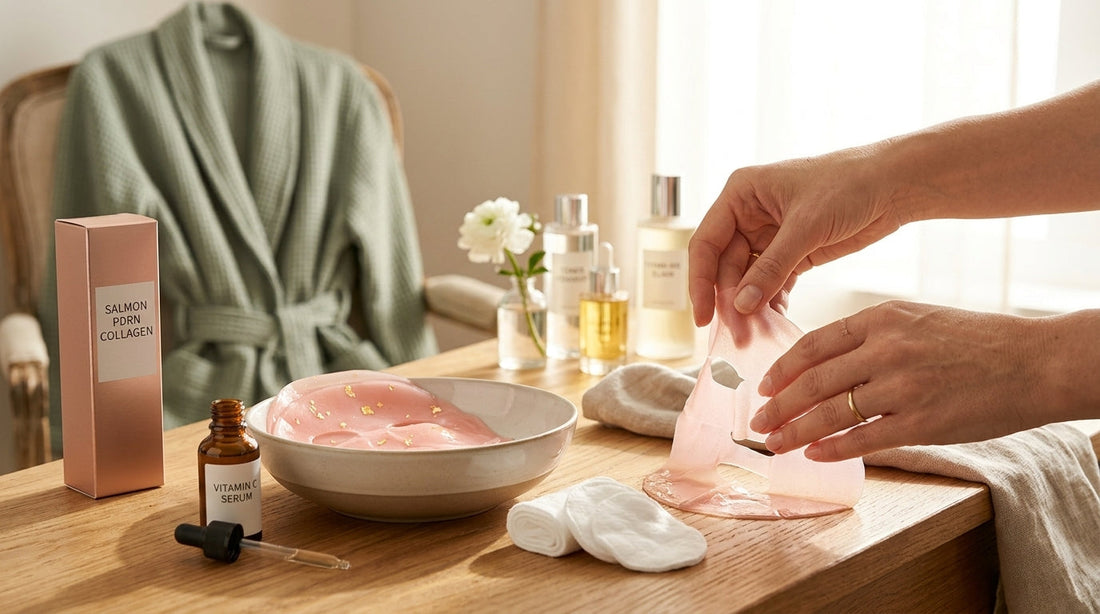 How to use vitamin c overnight glow revealing mask with collagen for glass skin