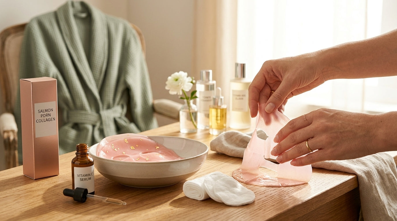 How to use vitamin c overnight glow revealing mask with collagen for glass skin
