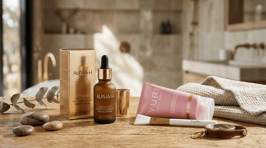 Alpha H Liquid Gold Intensive Night Repair Serum vs Korean Collagen Masks
