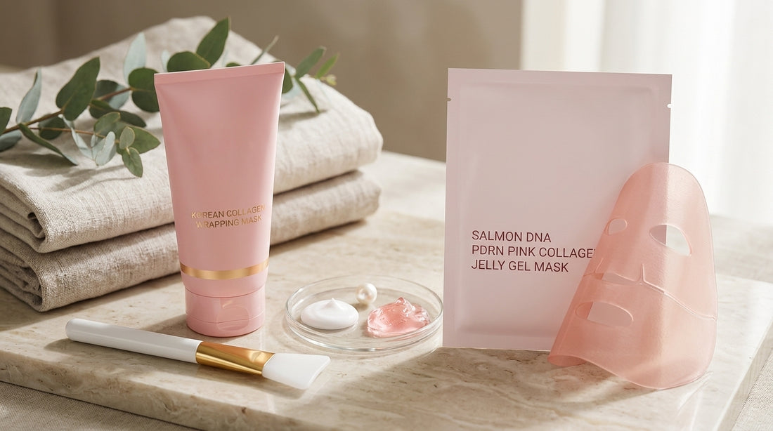 Medicube Salmon Dna Pdrn Pink Collagen Jelly Gel Mask Review and Comparison