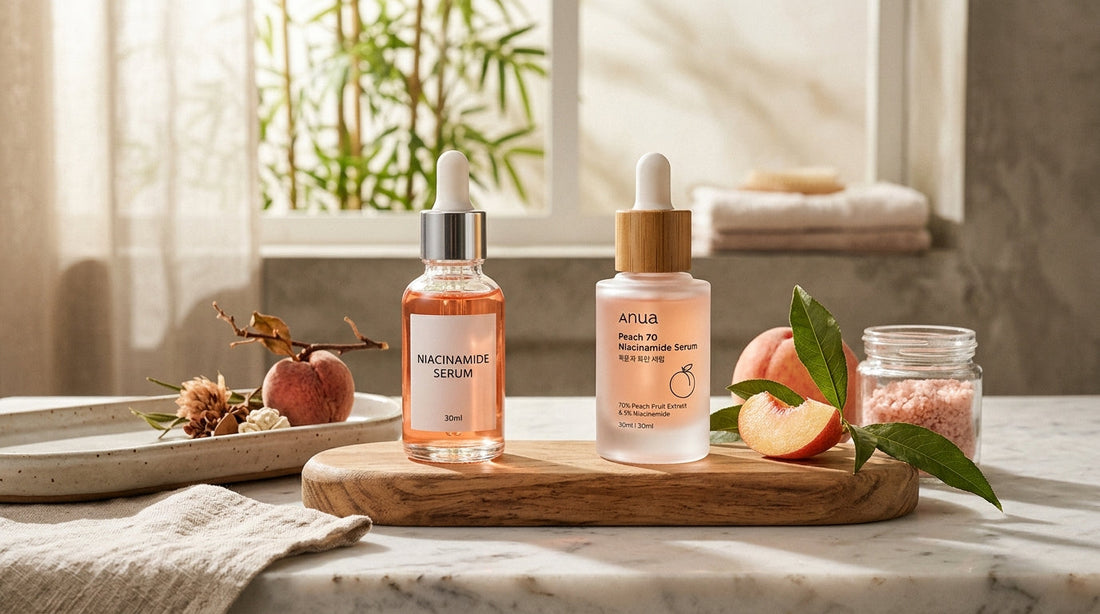 Anua Peach 70 Niacinamide Serum Comparison and Review