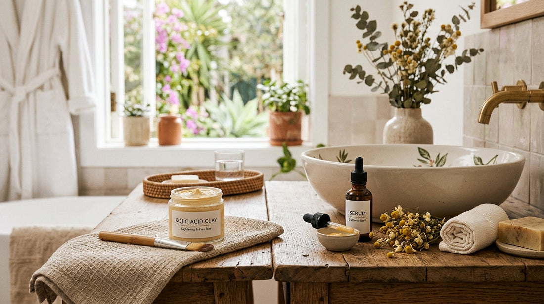How to Use a Kojic Acid Mask to Brighten Dark Spots