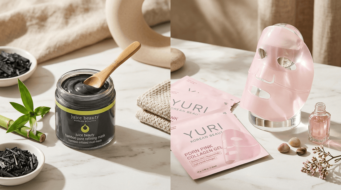 Juice beauty bamboo pore refining mask vs Salmon PDRN treatments for 2026