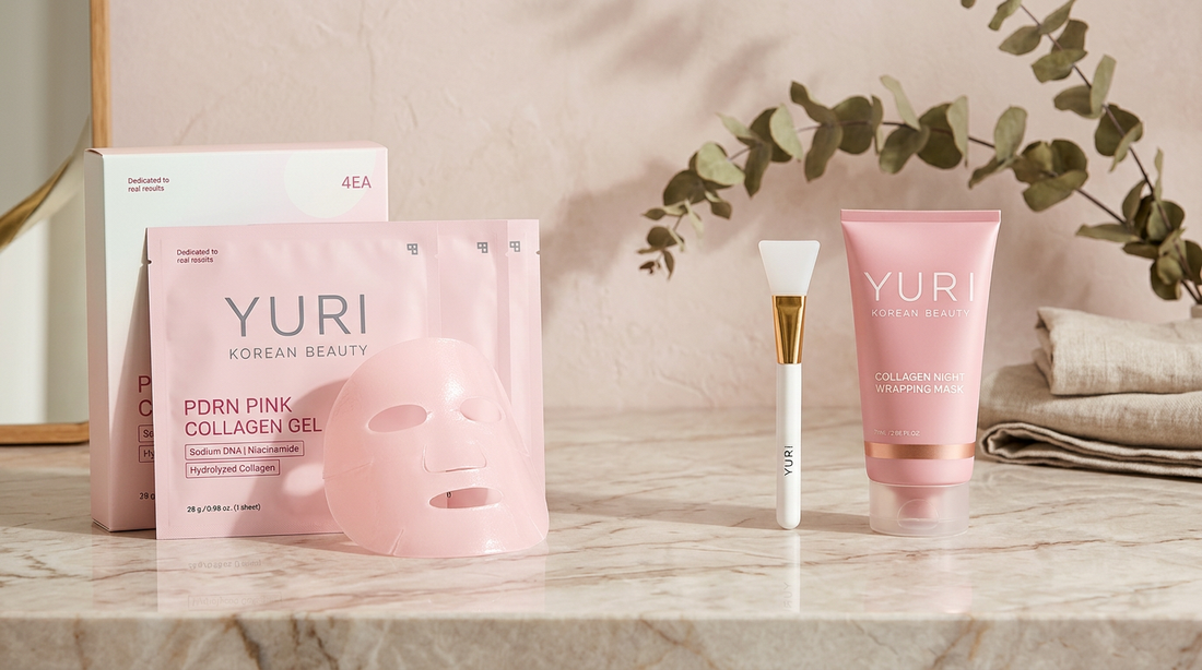 Collagen Night Wrapping Mask vs Salmon PDRN Collagen Mask Yuri Beauty Review
