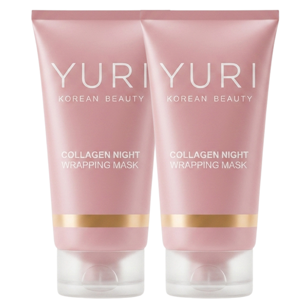 Contenido del kit YURI Collagen Night Wrapping Mask